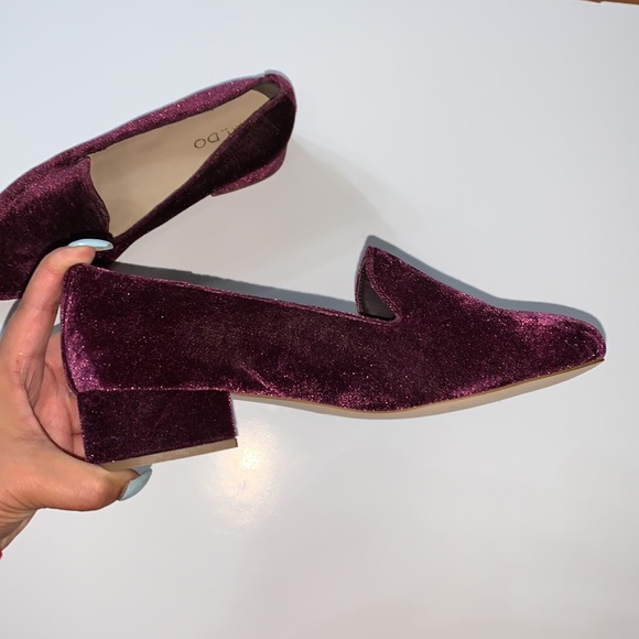 ALDO Women's Velvet Loafers - Picture 7 of 9